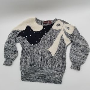 Vintage Ginenne Petite | Angora Blend Sweater - S